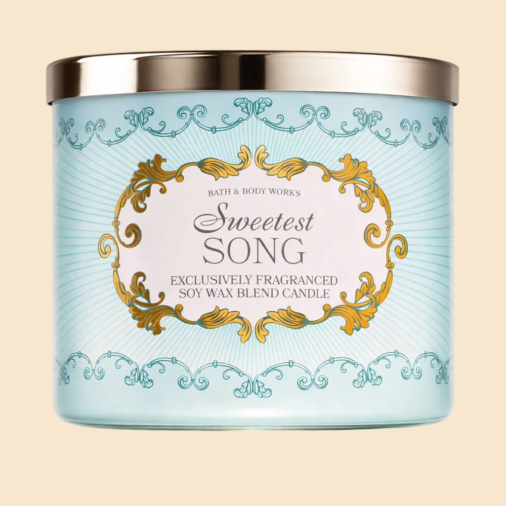 Sweetest Song Soy Wax Blend 3-Wick Candle